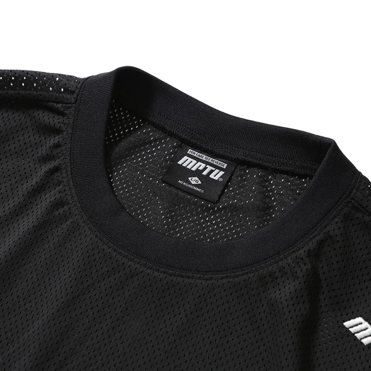 엠피티유(MPTU) [SS25] TRAINING MESH TOP / BLACK