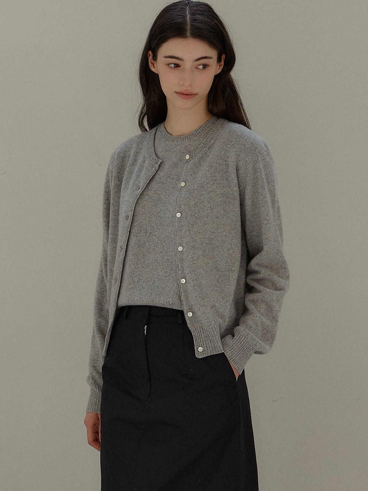 로트(LOTE) Wholegarment cardigan