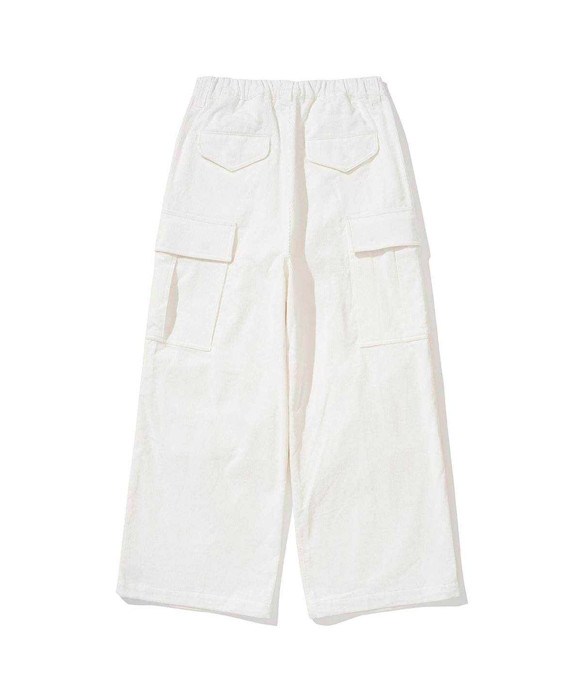 에르에르(ERER) [UN] Corduroy Utility Carpenter Pants White
