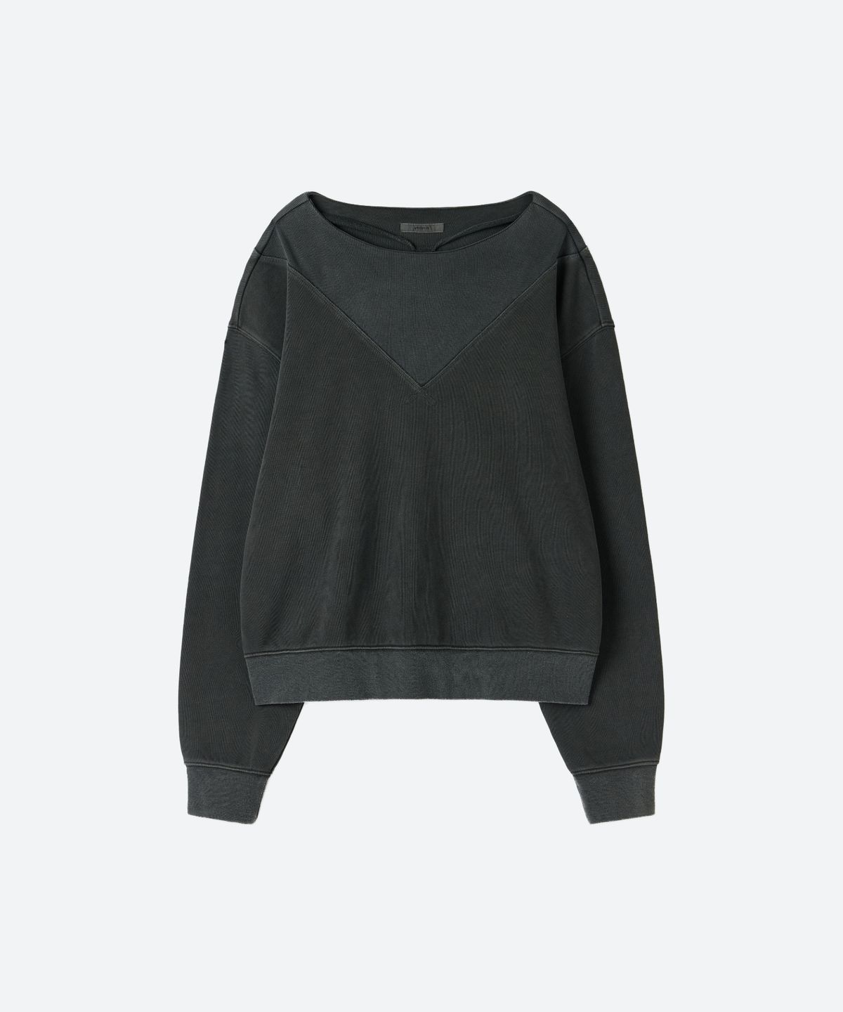 문선 아카이브(MOONSUN ARCHIVE) UNISEX, Pigment Washed Sweatshirt / Charcoal