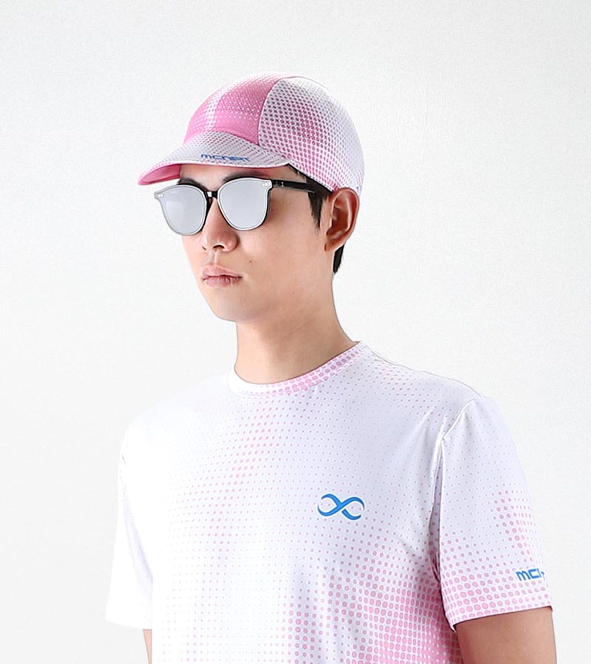 엠씨엔스포츠(MCNSPORTS) 런서클 로즈 스웻프리 스냅백 캡모자