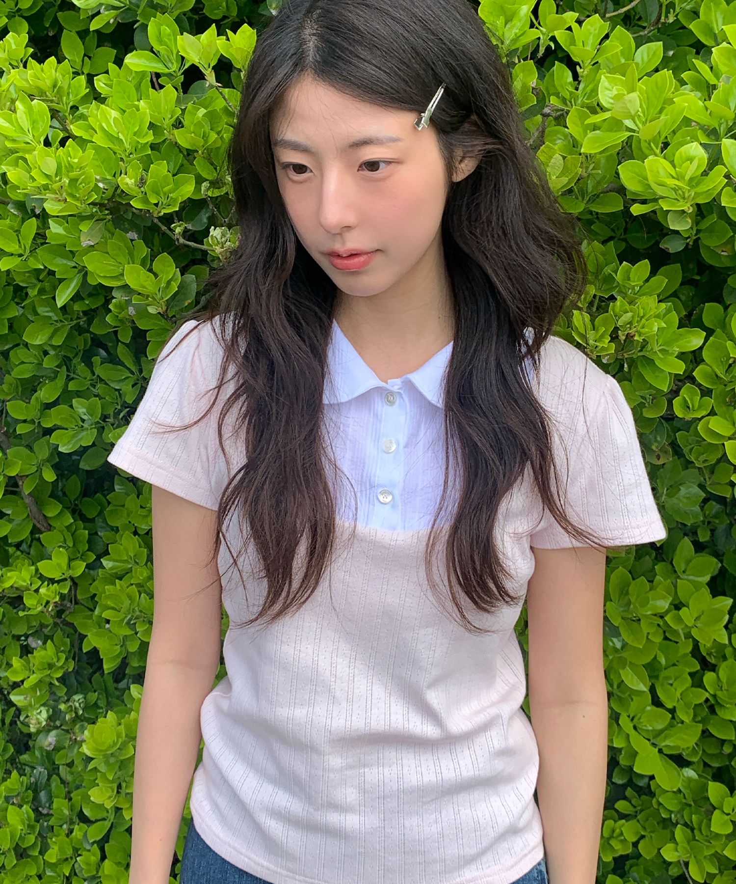 ★LETTER FROM MOON★ 25SS Beshua Layered Collar Top MUSINSA | LETTER FROM MOON Beshua Layered Collar Top (Cream)