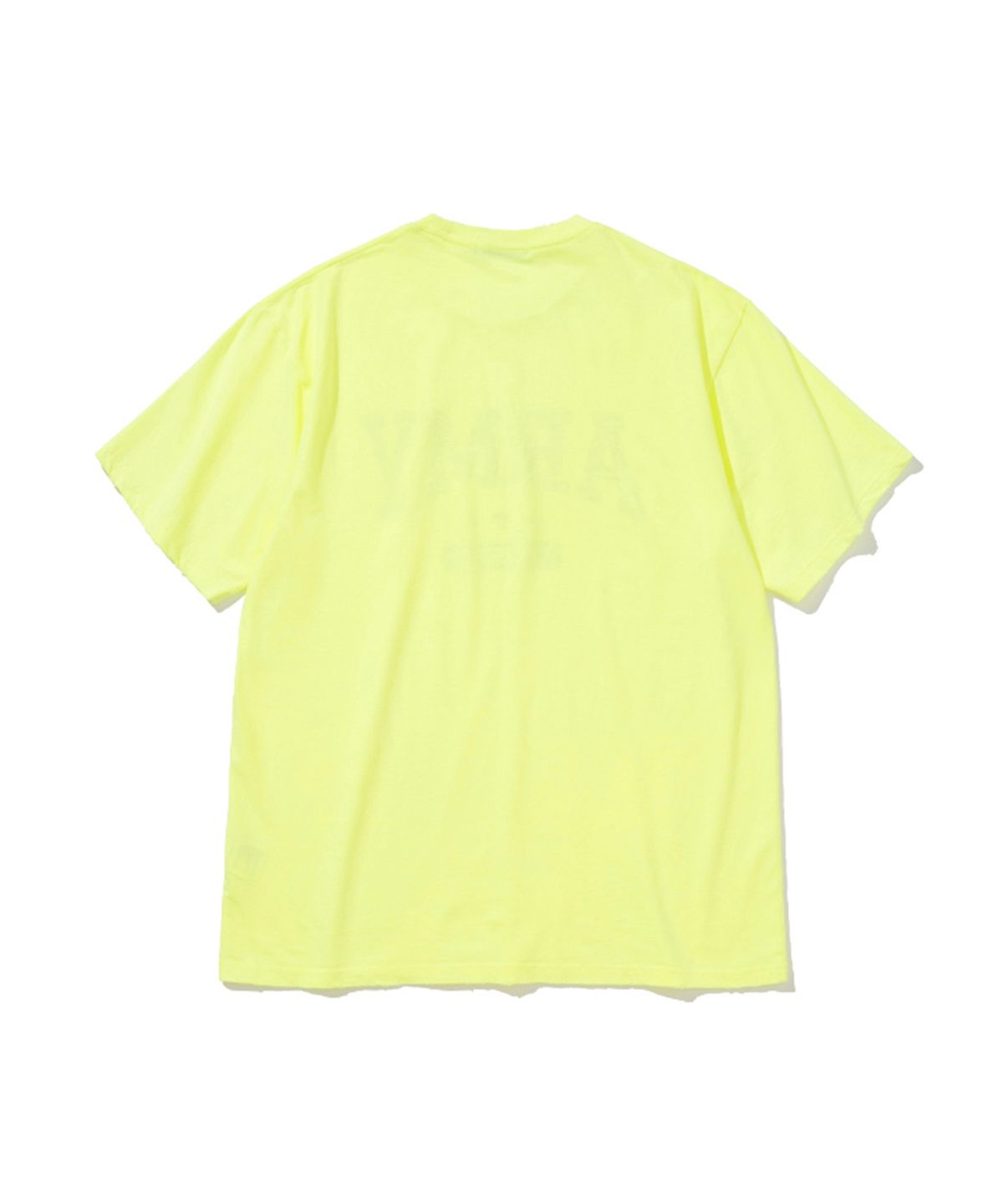 에르에르(ERER) [UN] ARMY Graffiti T-Shirt Neon Yellow