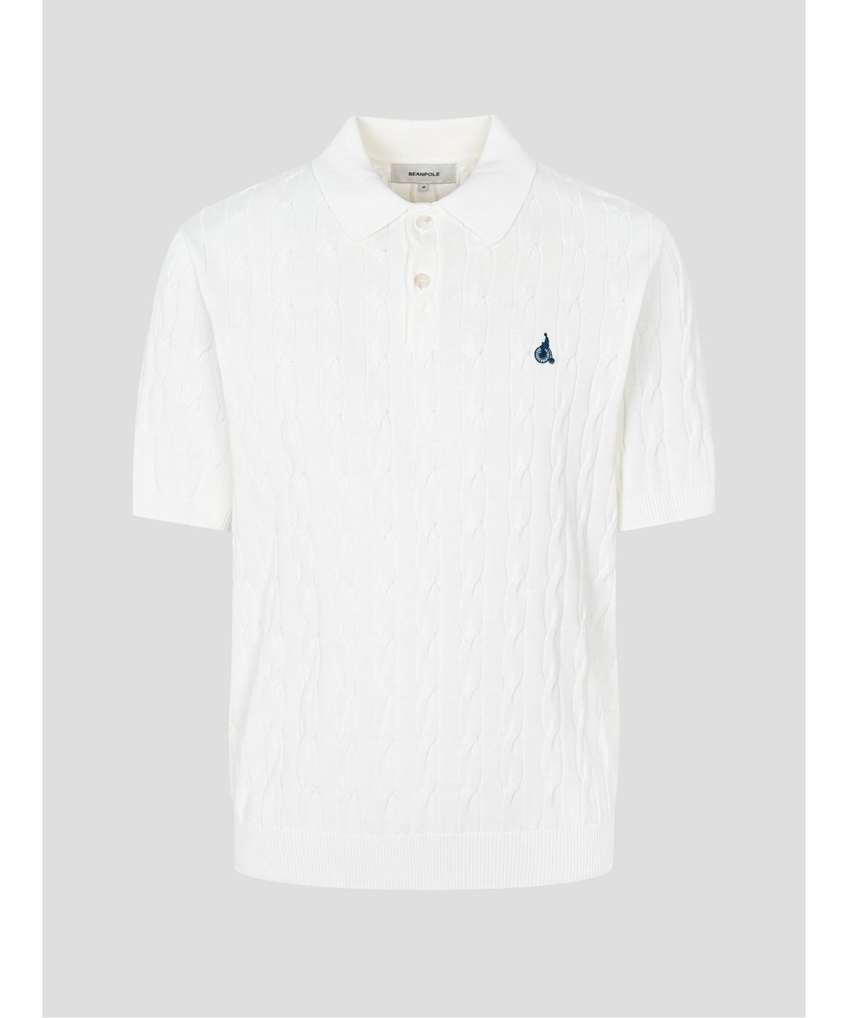 빈폴 멘(BEANPOLE MEN) [빈폴솔솔니트] 케이블 칼라넥 니트  아이보리