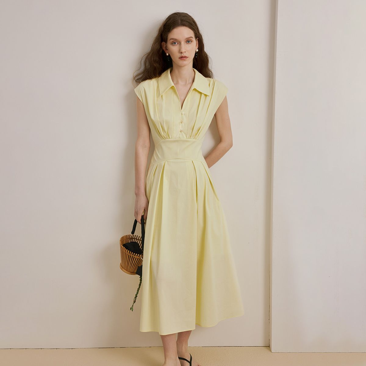 와이와이아이엠(YYIAM) YY_Summer slim a-line dress_2color