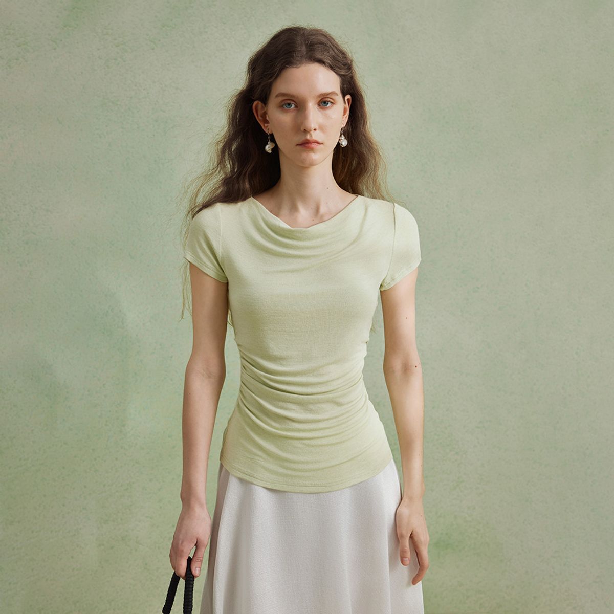 와이와이아이엠(YYIAM) YY_Elegant waist slim top_3color