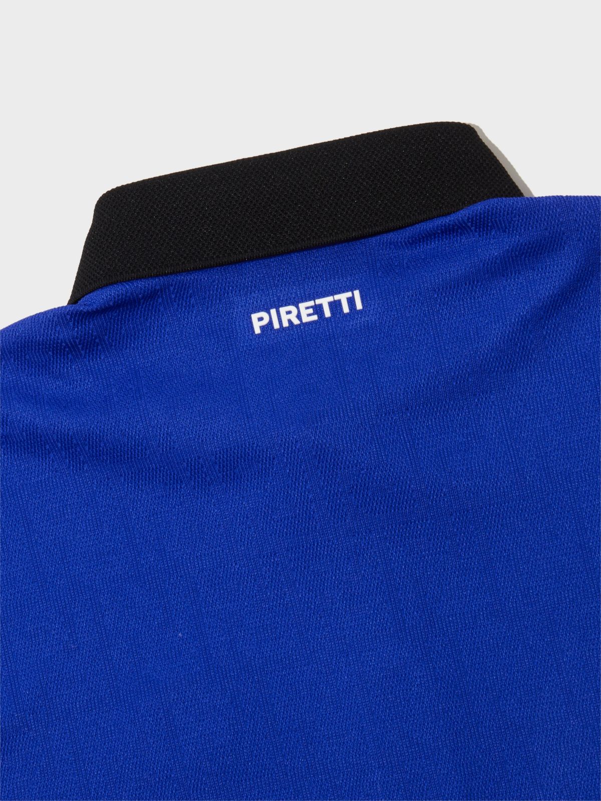 피레티(PIRETTI) 마테라 P그램 자카드 폴로 티셔츠 M_Blue