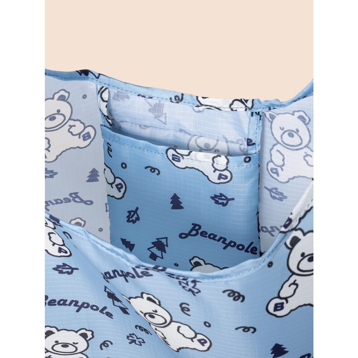 빈폴 키즈(BEANPOLE KIDS) 폴키 그래픽 패커블 백  스카이 블루 (BI51D2U91Q)