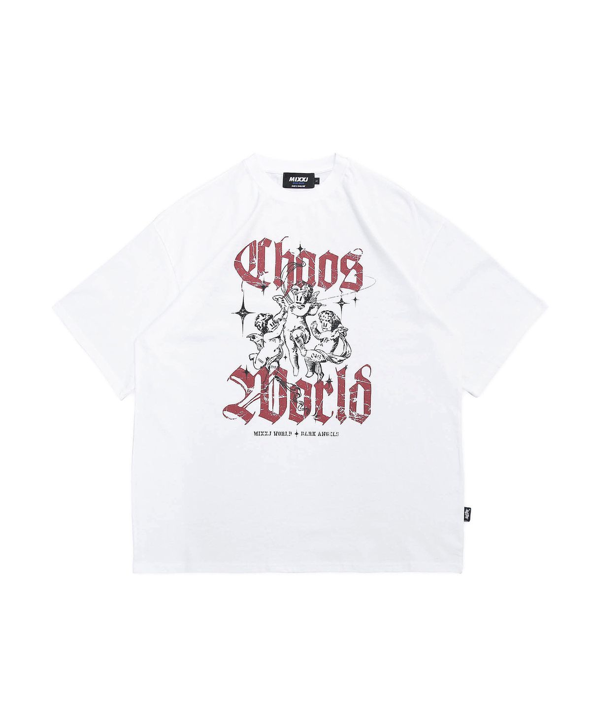 믹쓰제이(MIXXJ) MIXXJ CHAOS ANGEL TEE (WHITE)