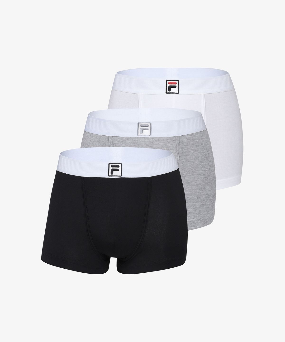 휠라언더웨어(FILA UNDERWEAR) F코튼 남성 드로즈 3팩(FI4DRH1120MBLK)