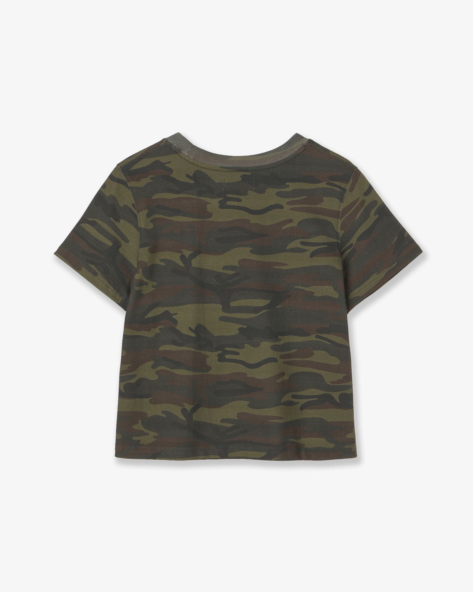 MUSINSA | AEAE WEB LOGO CROP T-SHIRTS [CAMO]