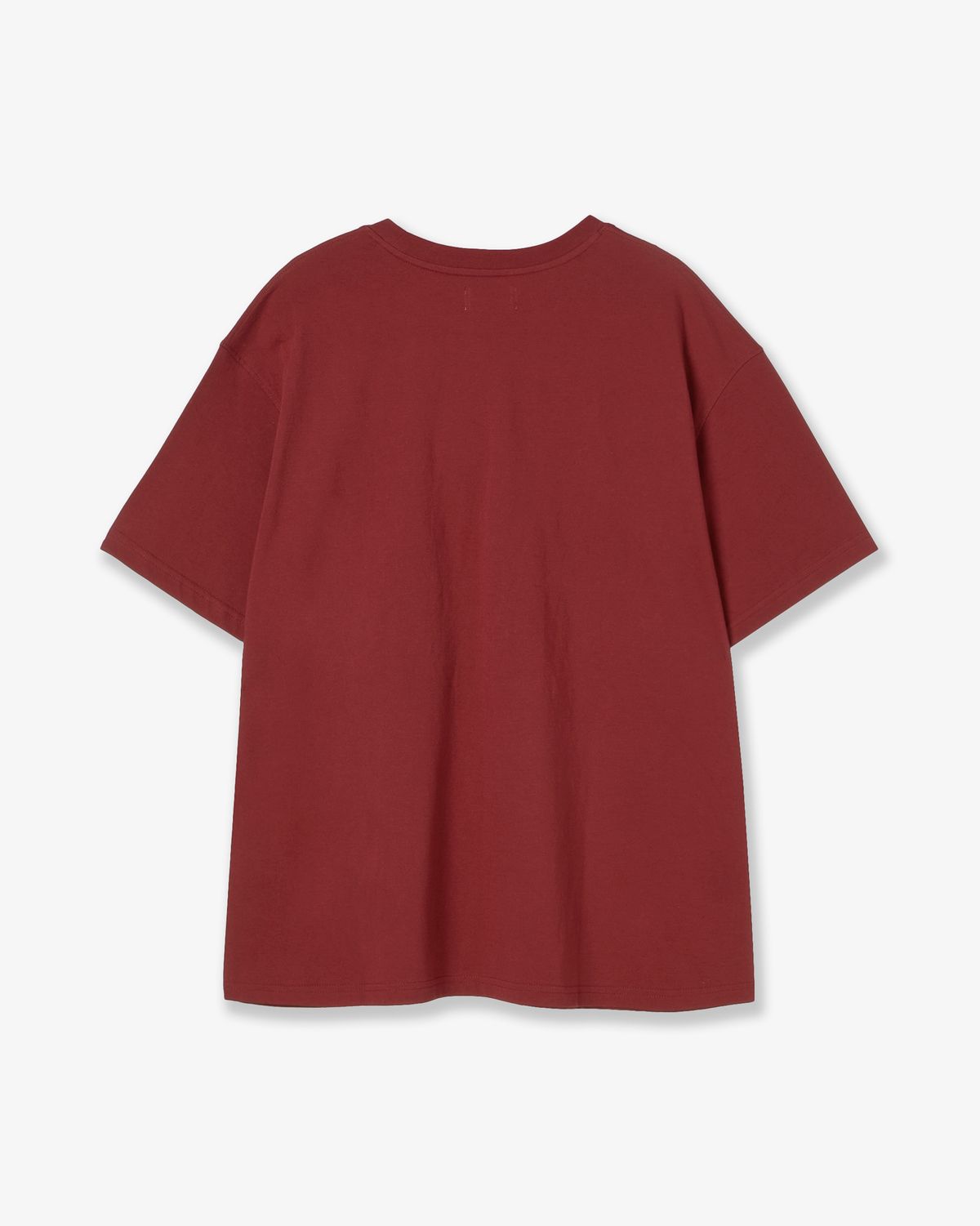 에이이에이이(AEAE) WEB LOGO T-SHIRTS [BURGUNDY]
