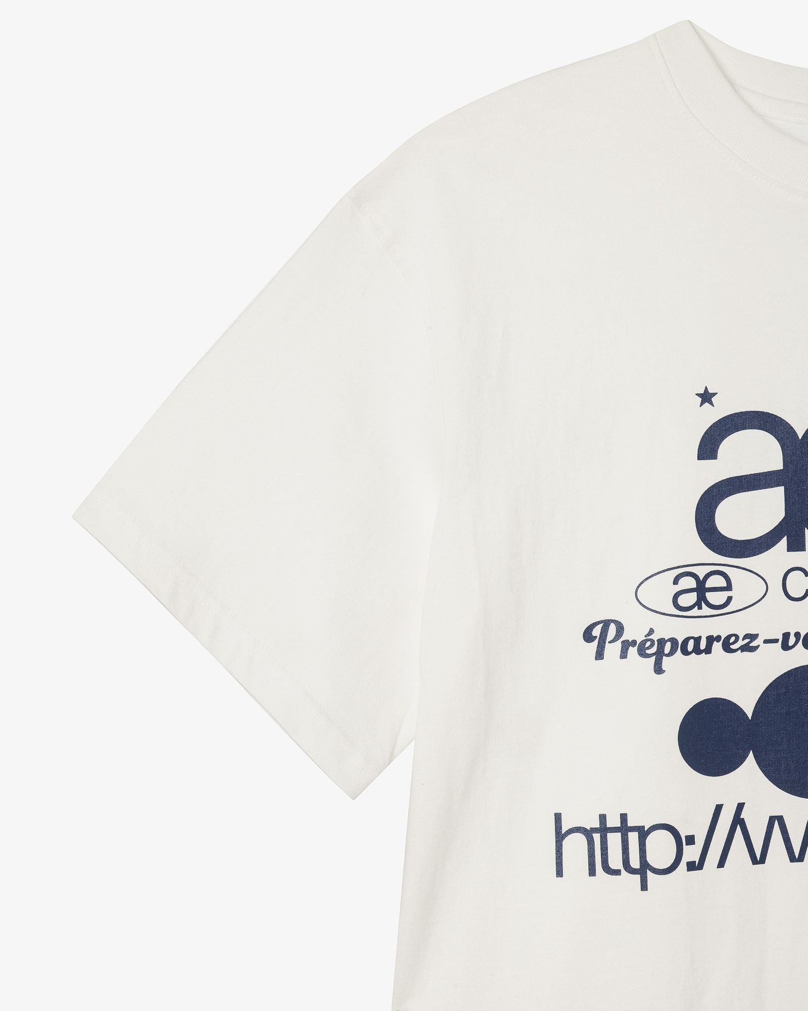 AEAE★WEB LOGO T-SHIRTS★Unisex WEB LOGO DOT CROP T-SHIRTS [CREAM] – aeae JAPAN