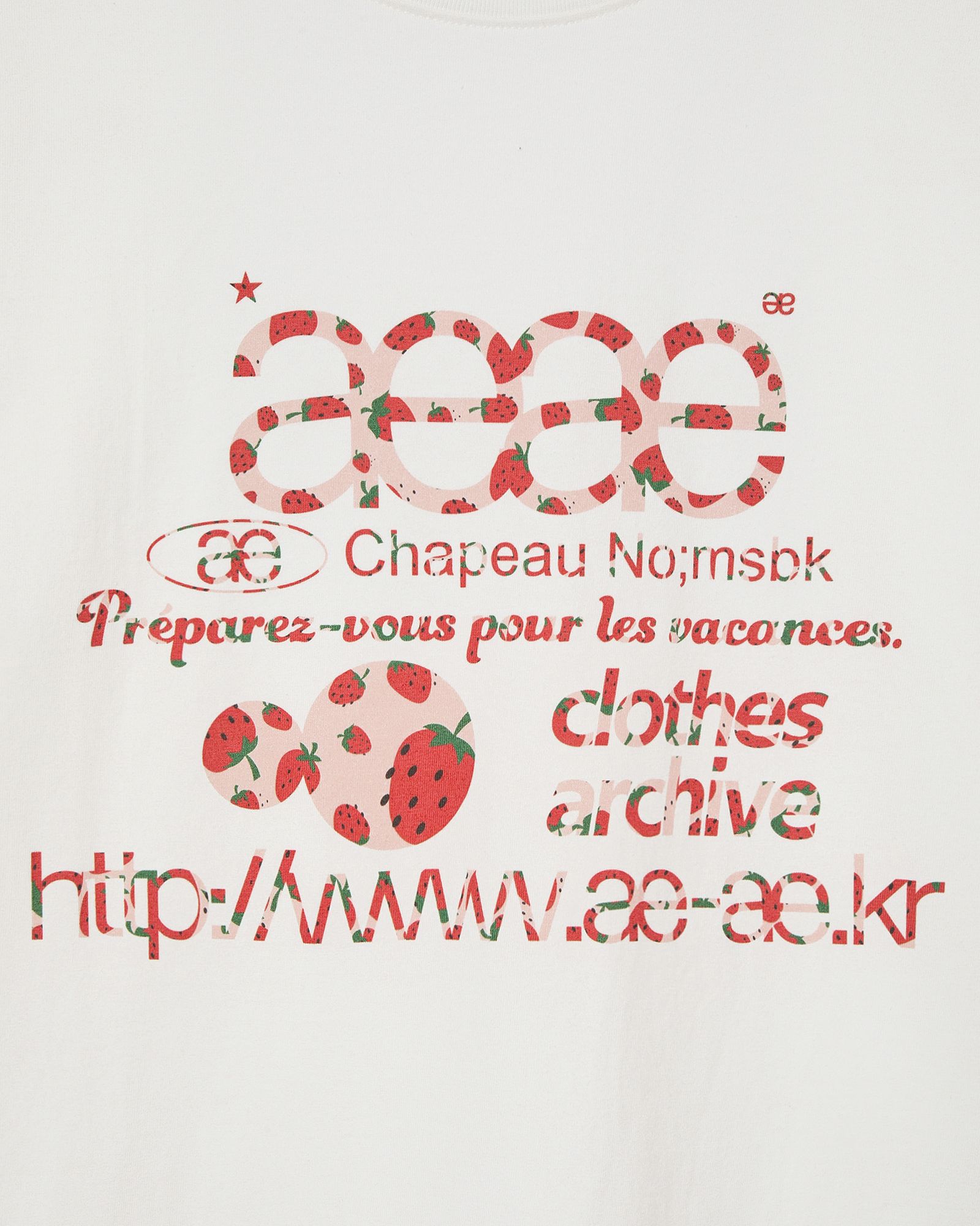 韓国限定 AEAE WEBロゴ Tシャツ ストロベリー MUSINSA公式 | AEAE WEB LOGO T-SHIRTS [STRAWBERRY]