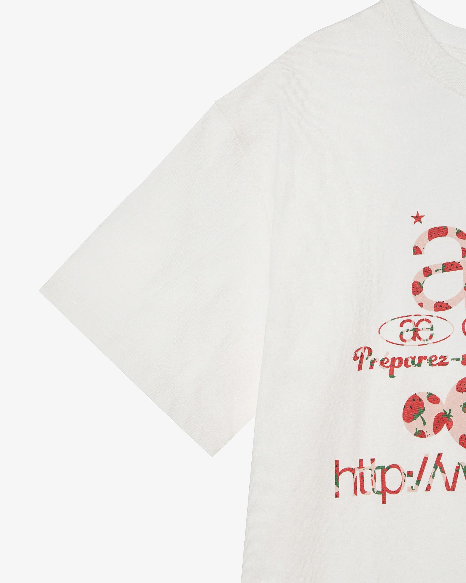 MUSINSA公式 | AEAE WEB LOGO T-SHIRTS [STRAWBERRY]
