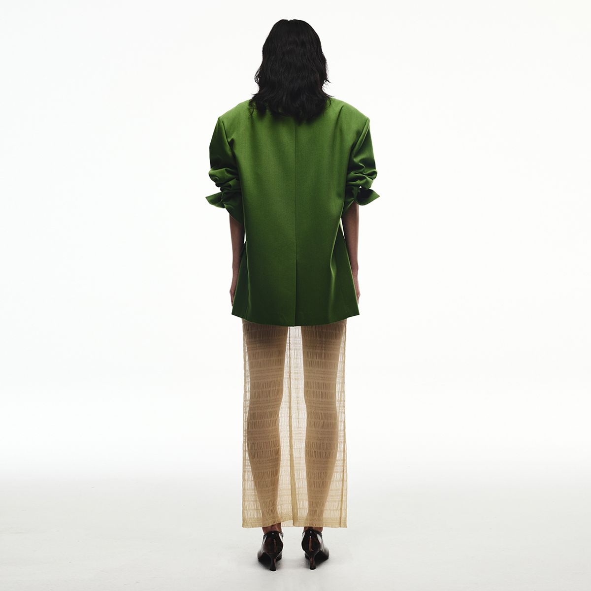 유지(YUJI) WOMENS BLOOMING SINGLE TAILORED JACKET