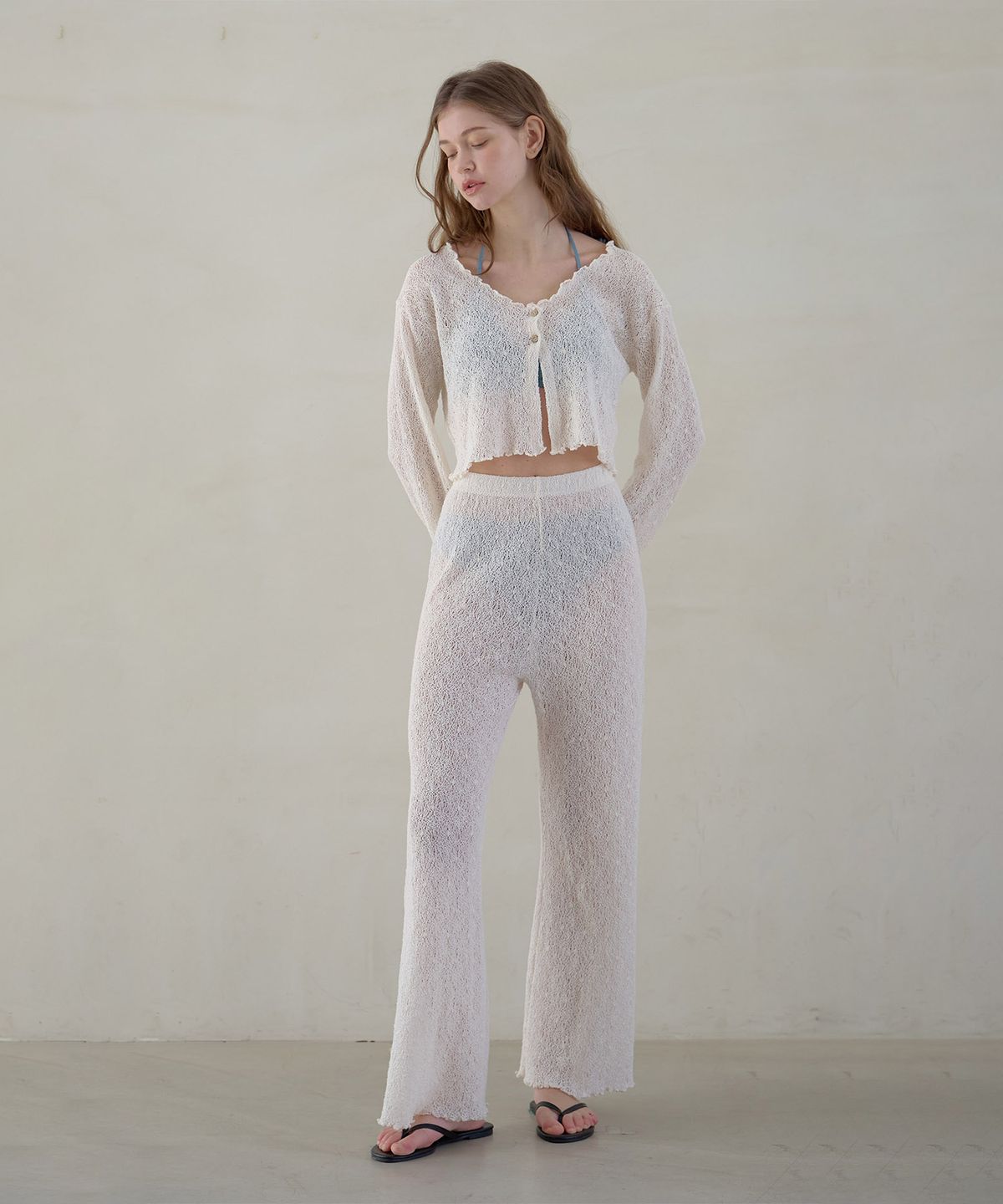 아템포(ATEMPO) LACE COVER UP SET_ivory