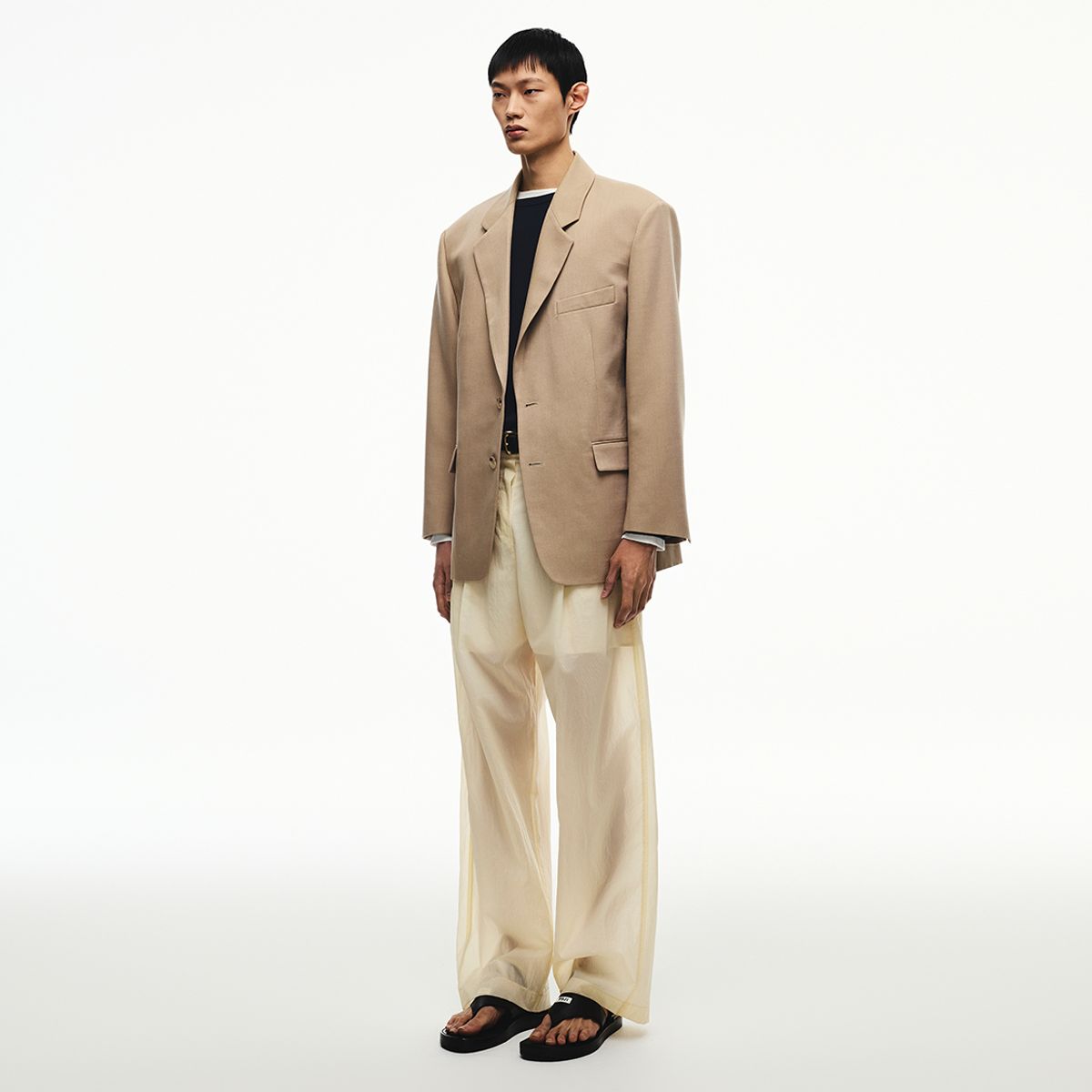 유지(YUJI) MENS BLOOMING SINGLE TAILORED JACKET