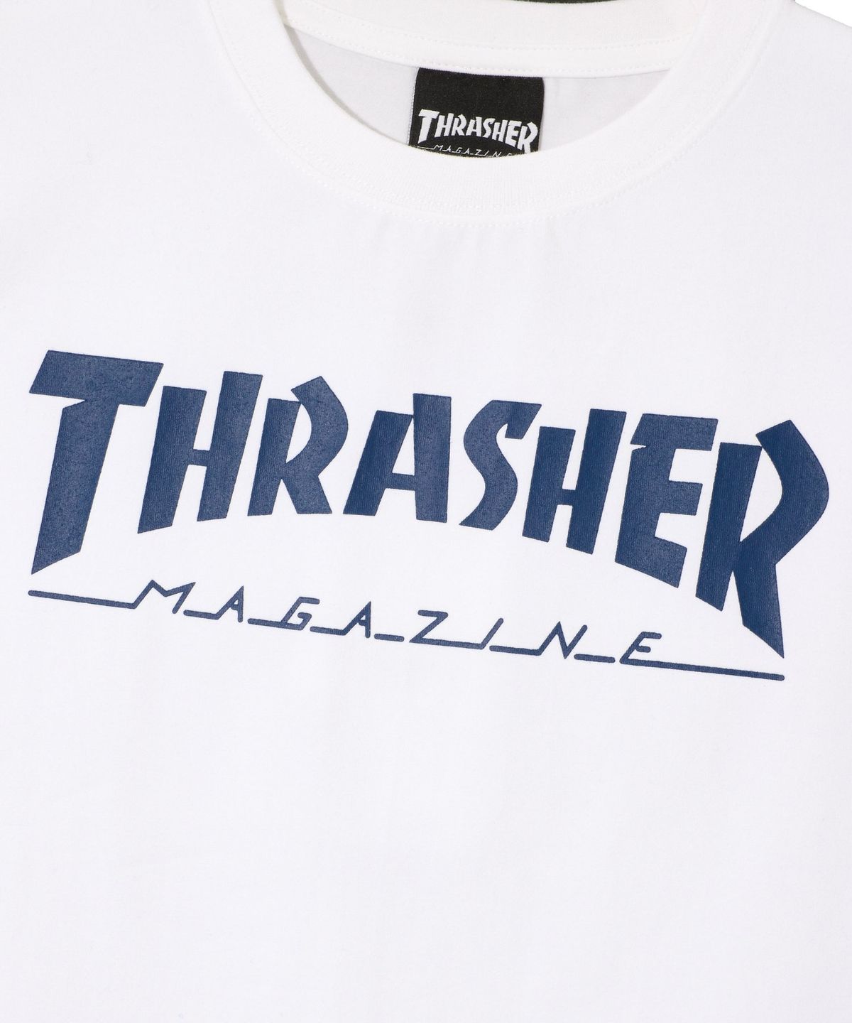 트레셔(THRASHER) (W) 매거진 반팔 크롭 티셔츠  화이트