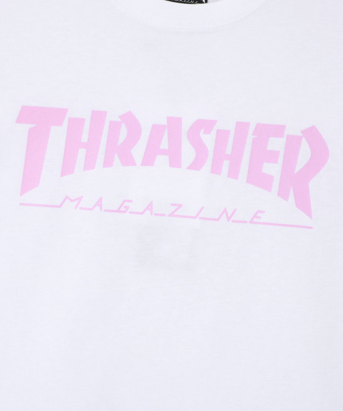 트레셔(THRASHER) (W) 메거진 반팔티셔츠 화이트