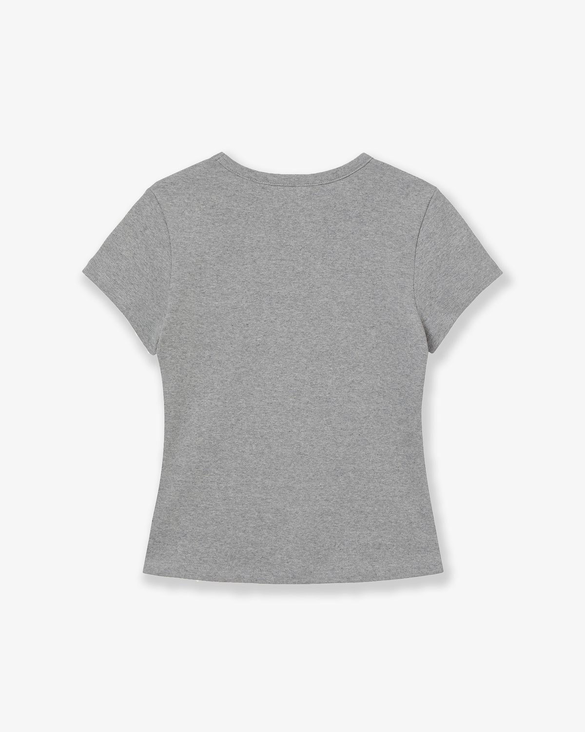 에이이에이이(AEAE) CHECK STAR TEE [MELANGE GREY]
