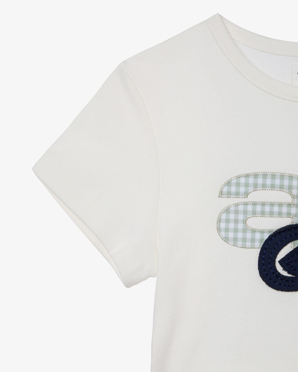에이이에이이(AEAE) APPLIQUE LOGO TEE [WHITE]