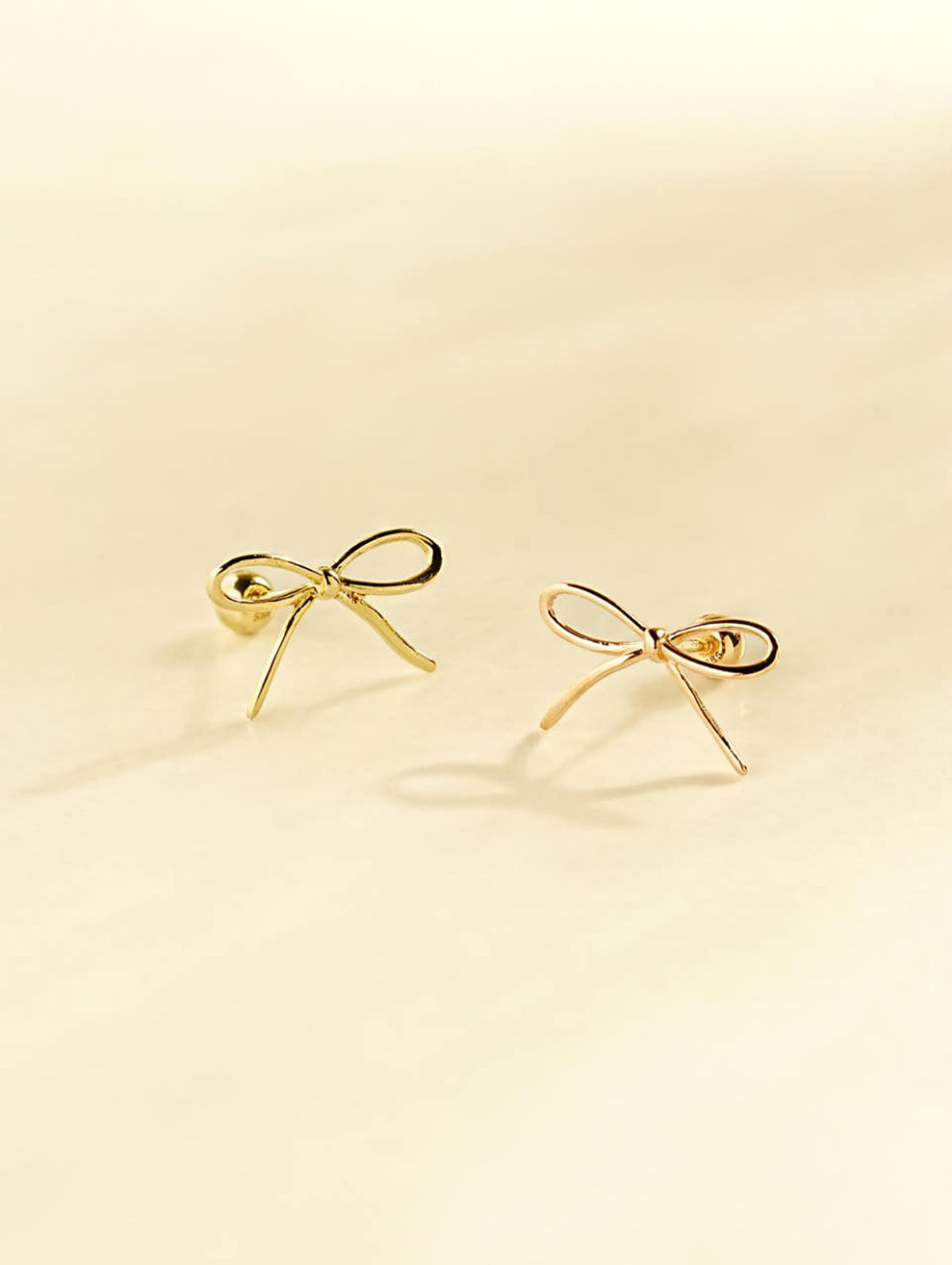미니멀피어싱(MINIMALPIERCING) 14K 버드 리본 피어싱 귀걸이