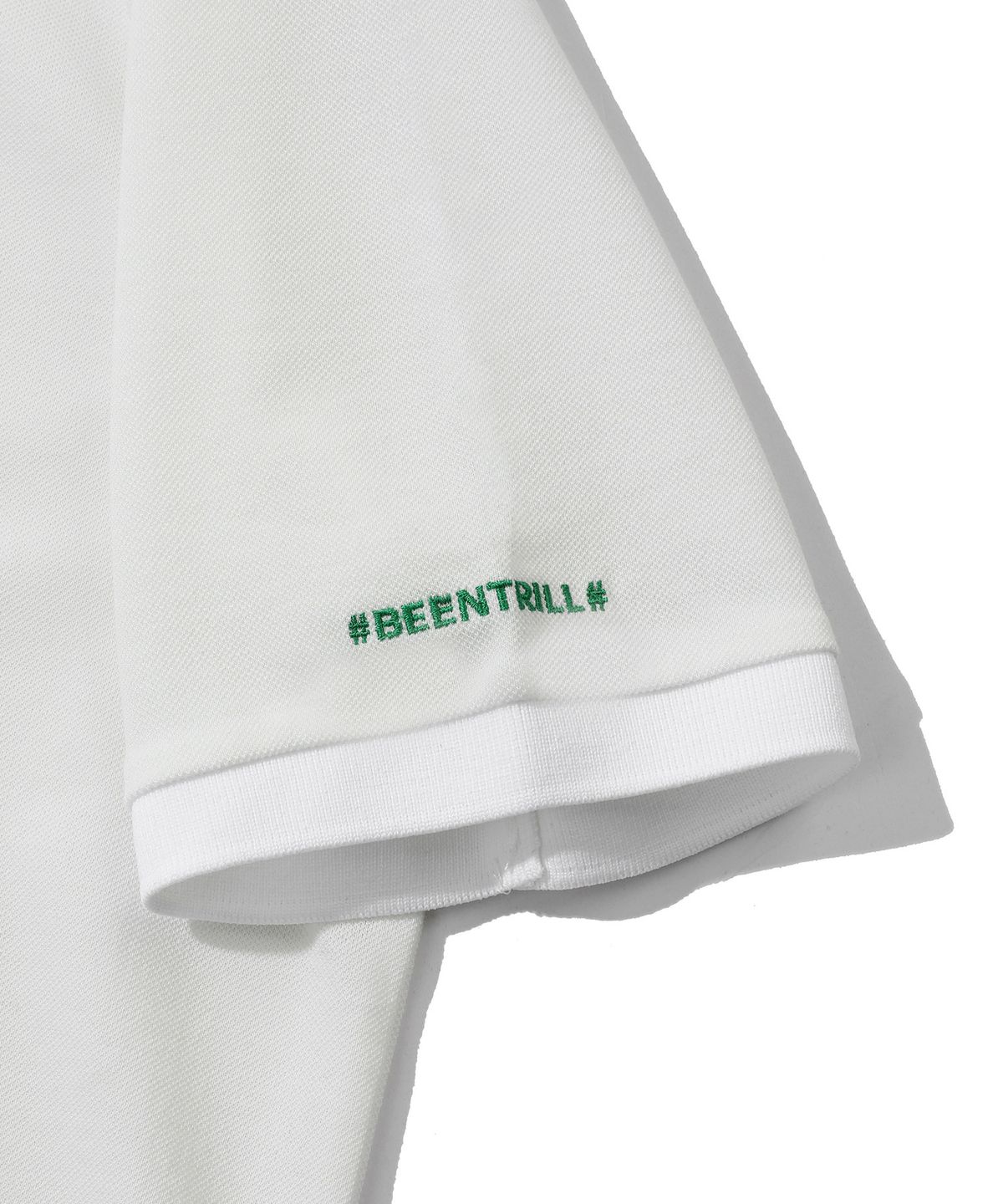 빈트릴 뉴욕(BEENTRILL NEWYORK) 우먼즈 에센셜 컴포트핏 카라 티셔츠(오프 화이트)