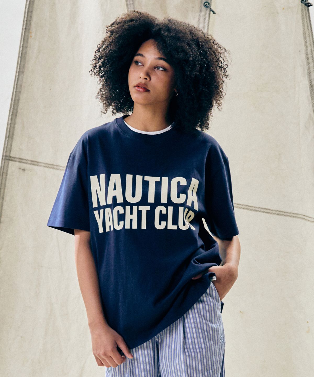 노티카(NAUTICA) 요트클럽 스펠아웃 티셔츠