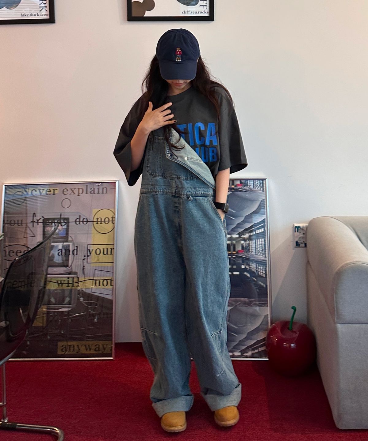 노티카(NAUTICA) 요트클럽 스펠아웃 티셔츠