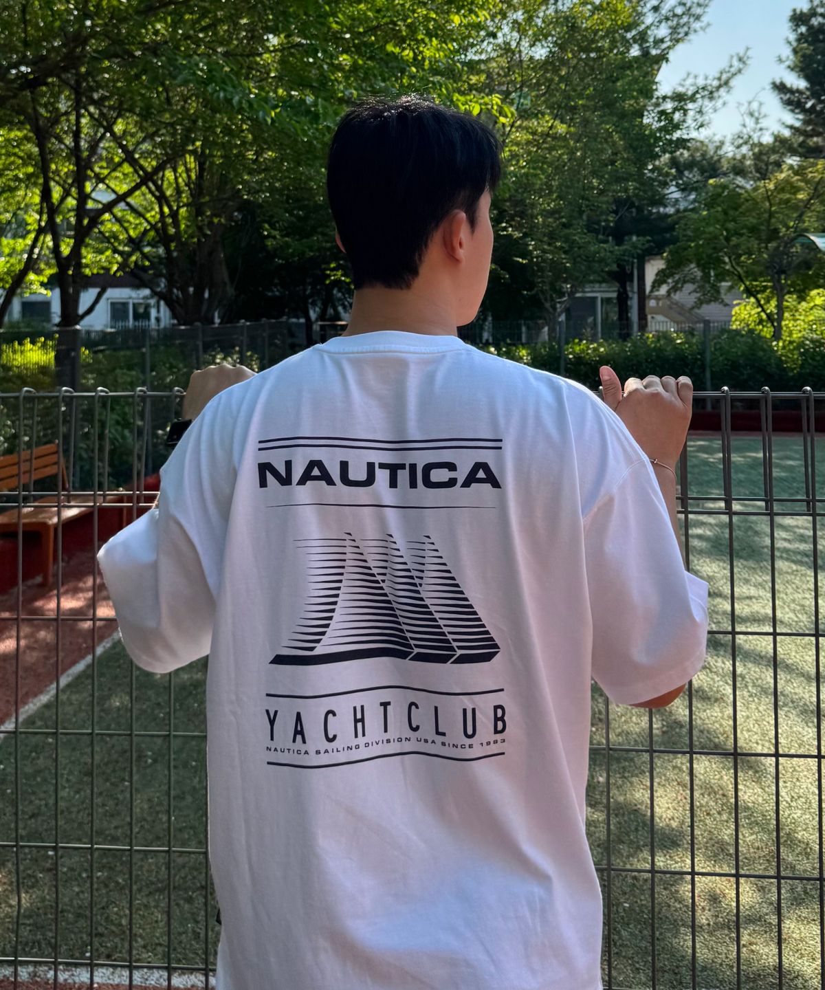 노티카(NAUTICA) 스프린트 포스터 티셔츠(4colors) NTS4856