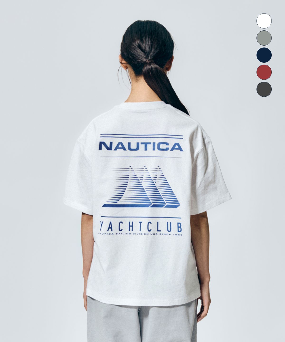 노티카(NAUTICA) 스프린트 포스터 티셔츠(4colors) NTS4856