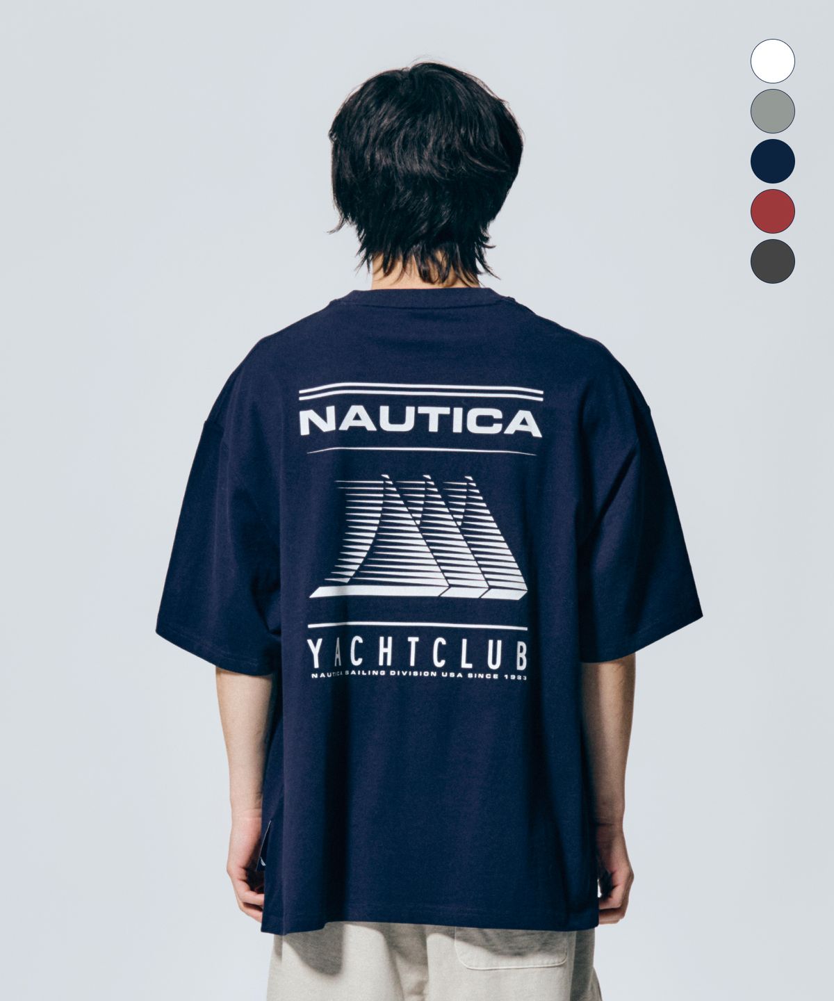 노티카(NAUTICA) 스프린트 포스터 티셔츠(4colors) NTS4856