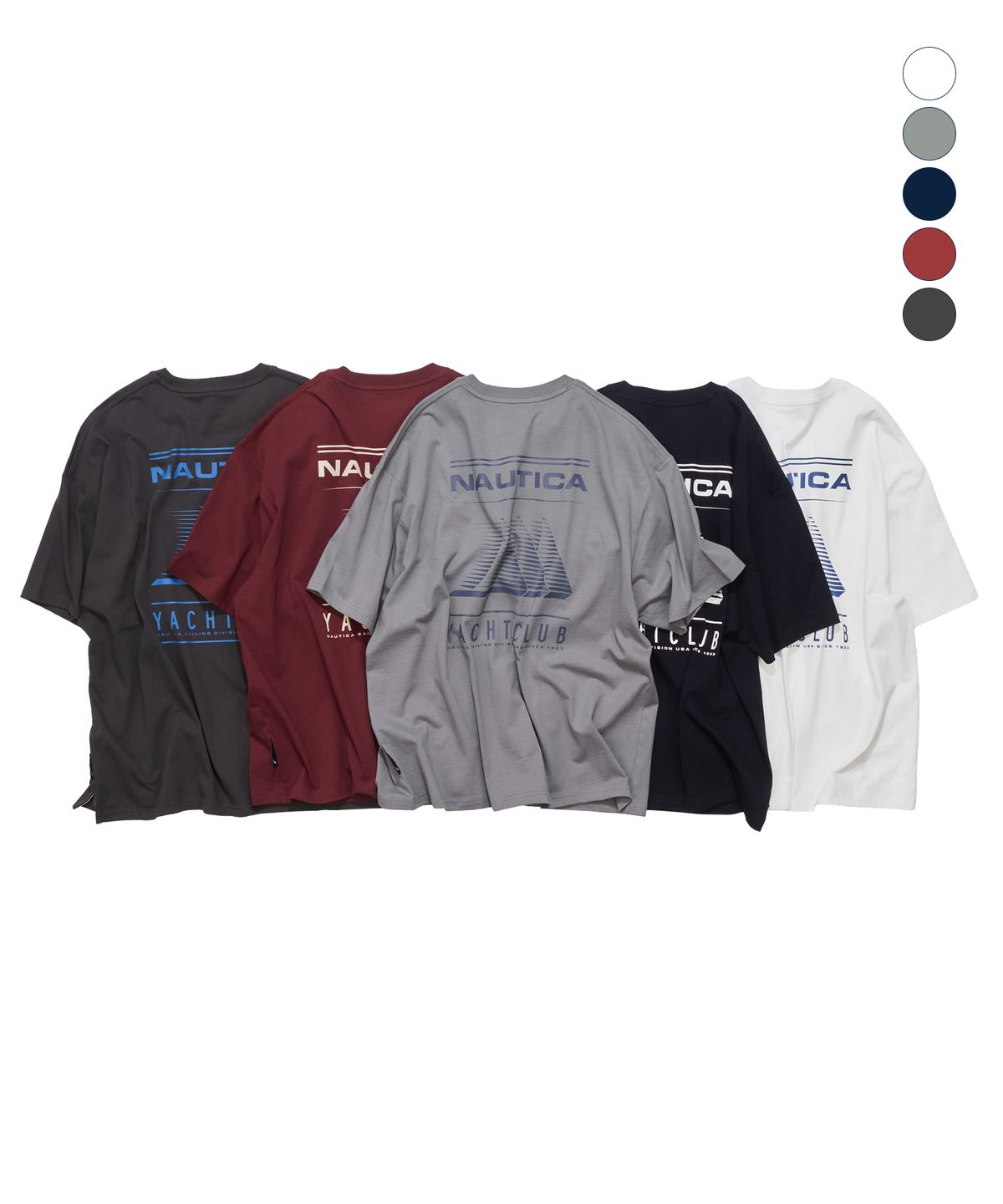 노티카(NAUTICA) 스프린트 포스터 티셔츠(4colors) NTS4856