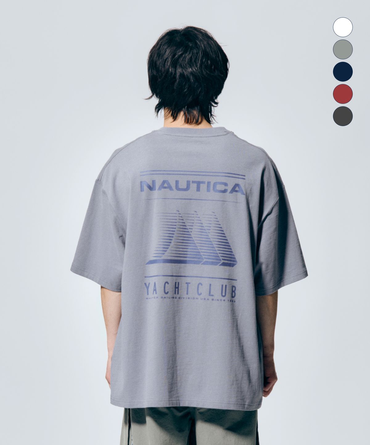 노티카(NAUTICA) 스프린트 포스터 티셔츠(4colors) NTS4856
