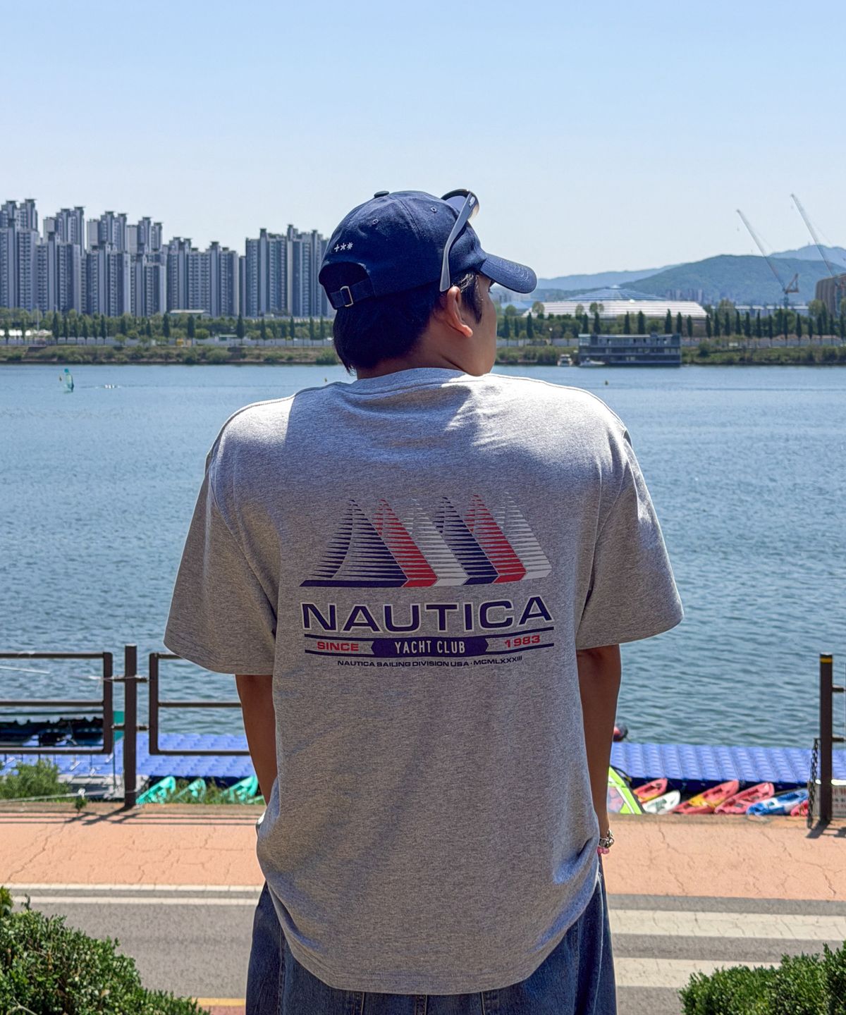 노티카(NAUTICA) 스프린트 레이싱 티셔츠(4colors) NTS4866