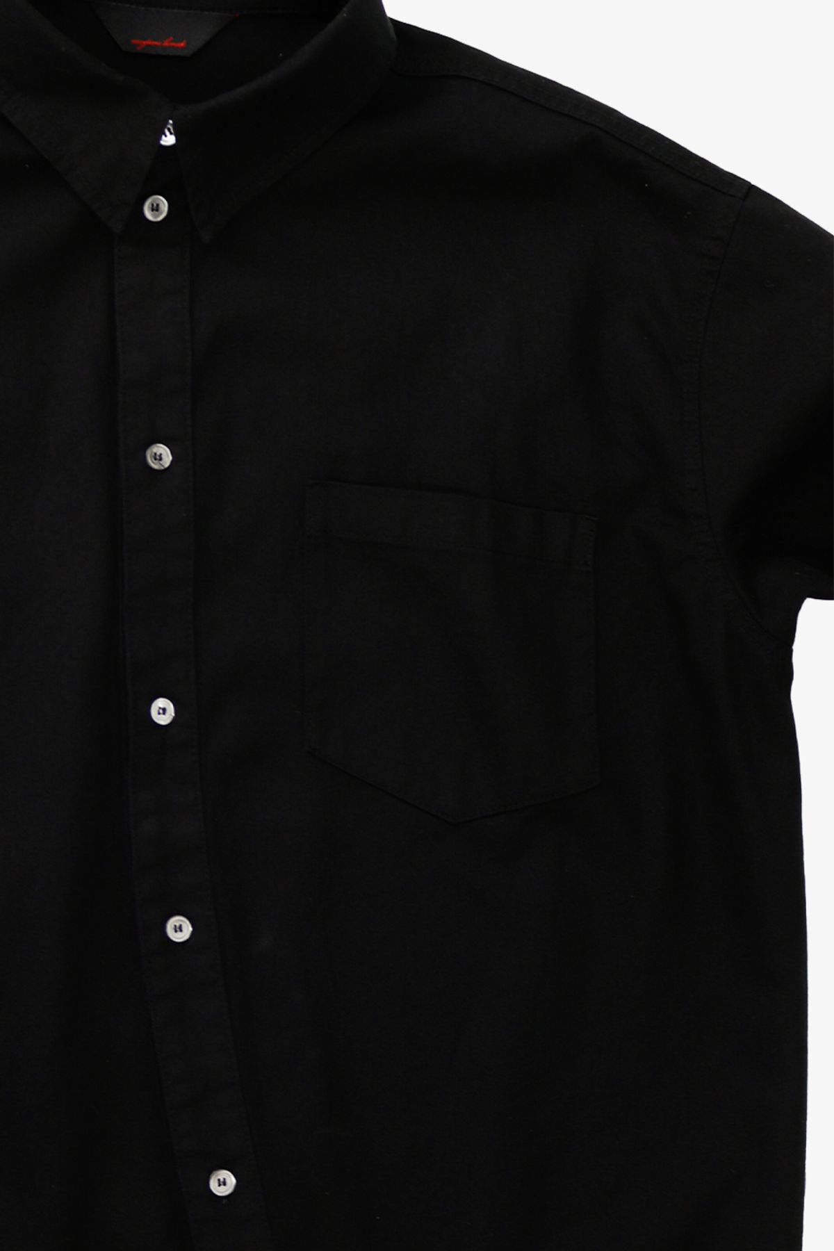 애니타임로릭(ANYTIME LOREAK) MARIGOLD WASHED SHIRT - BLACK
