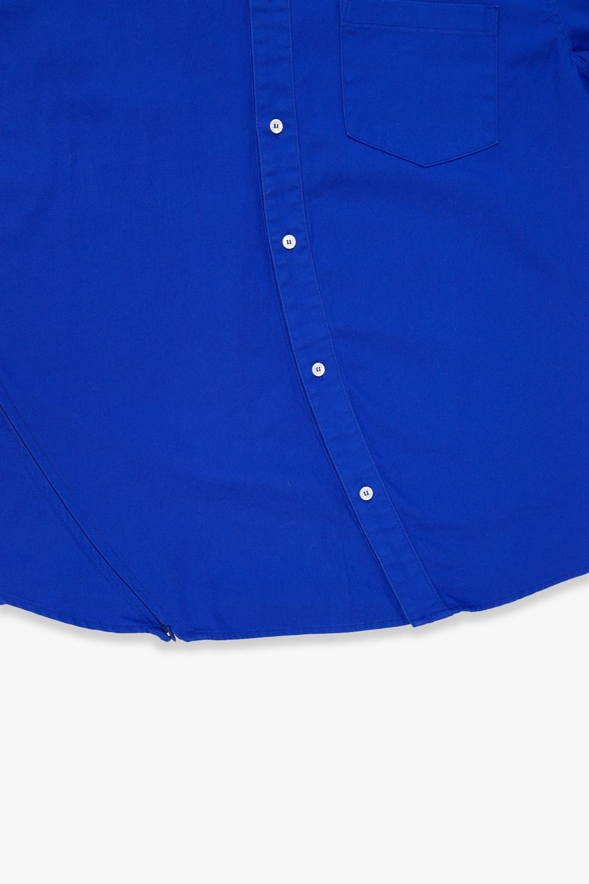 애니타임로릭(ANYTIME LOREAK) MARIGOLD WASHED SHIRT - BLUE