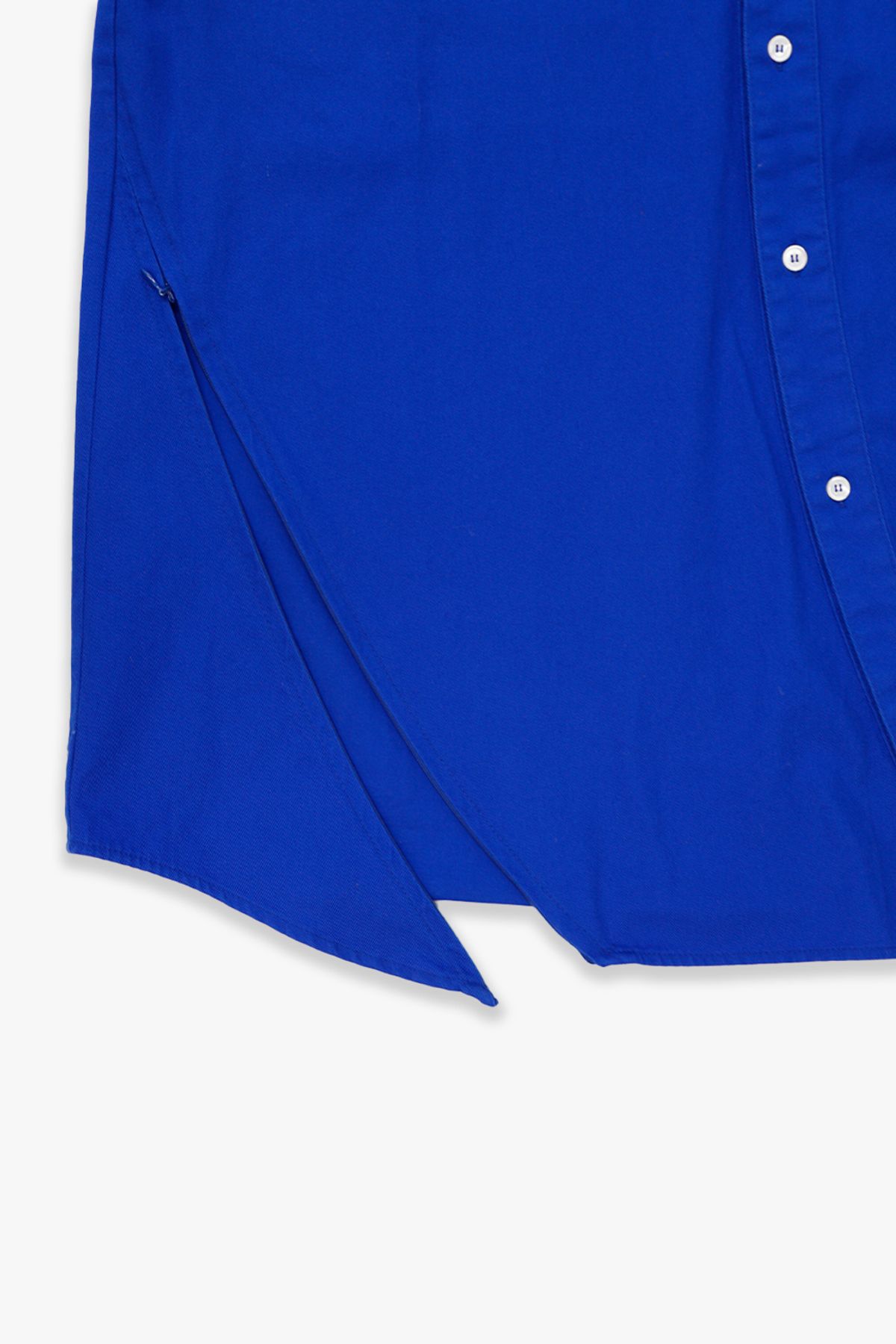 애니타임로릭(ANYTIME LOREAK) MARIGOLD WASHED SHIRT - BLUE