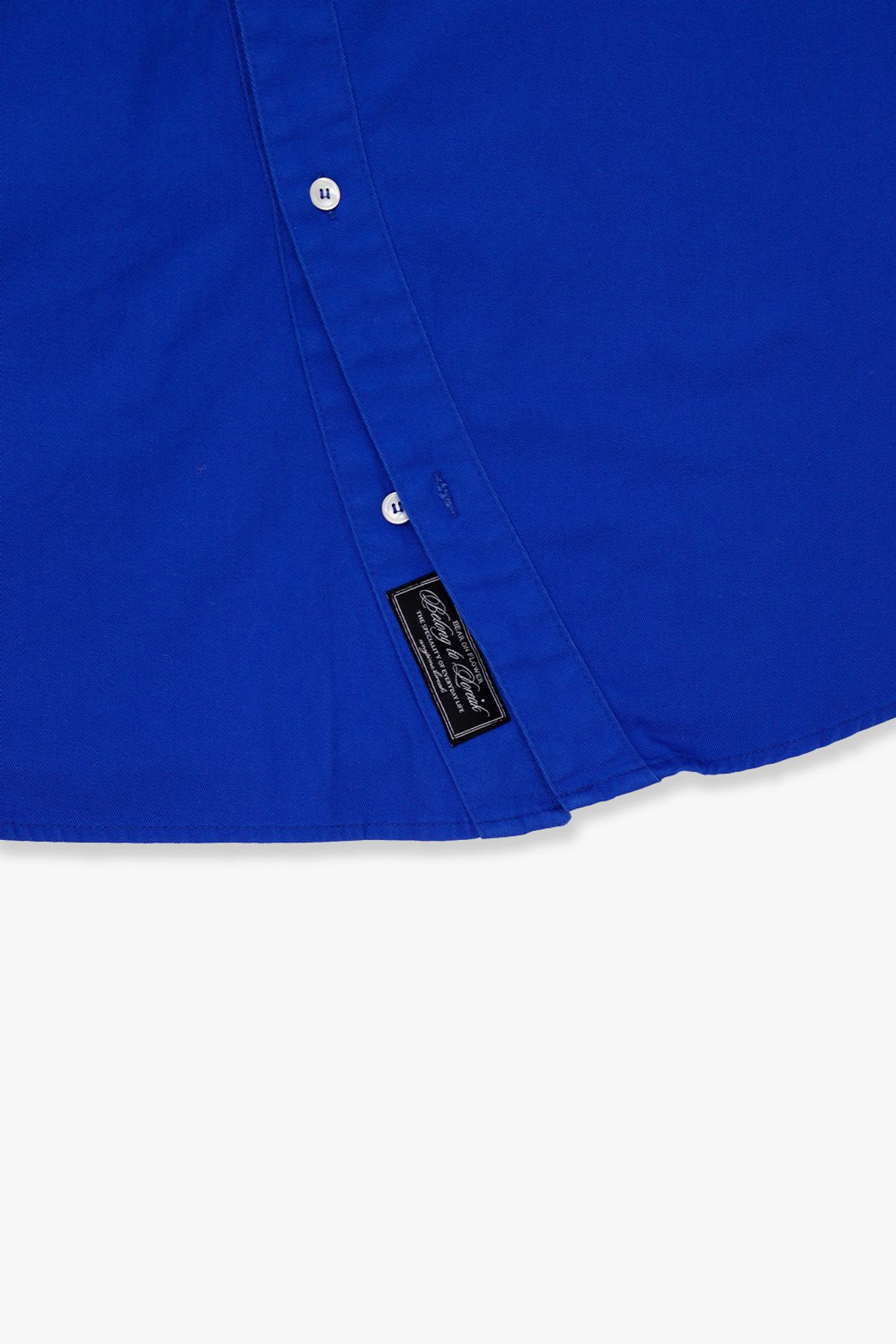 애니타임로릭(ANYTIME LOREAK) MARIGOLD WASHED SHIRT - BLUE