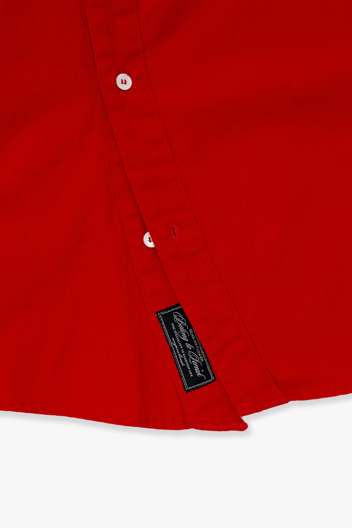 애니타임로릭(ANYTIME LOREAK) MARIGOLD WASHED SHIRT - RED