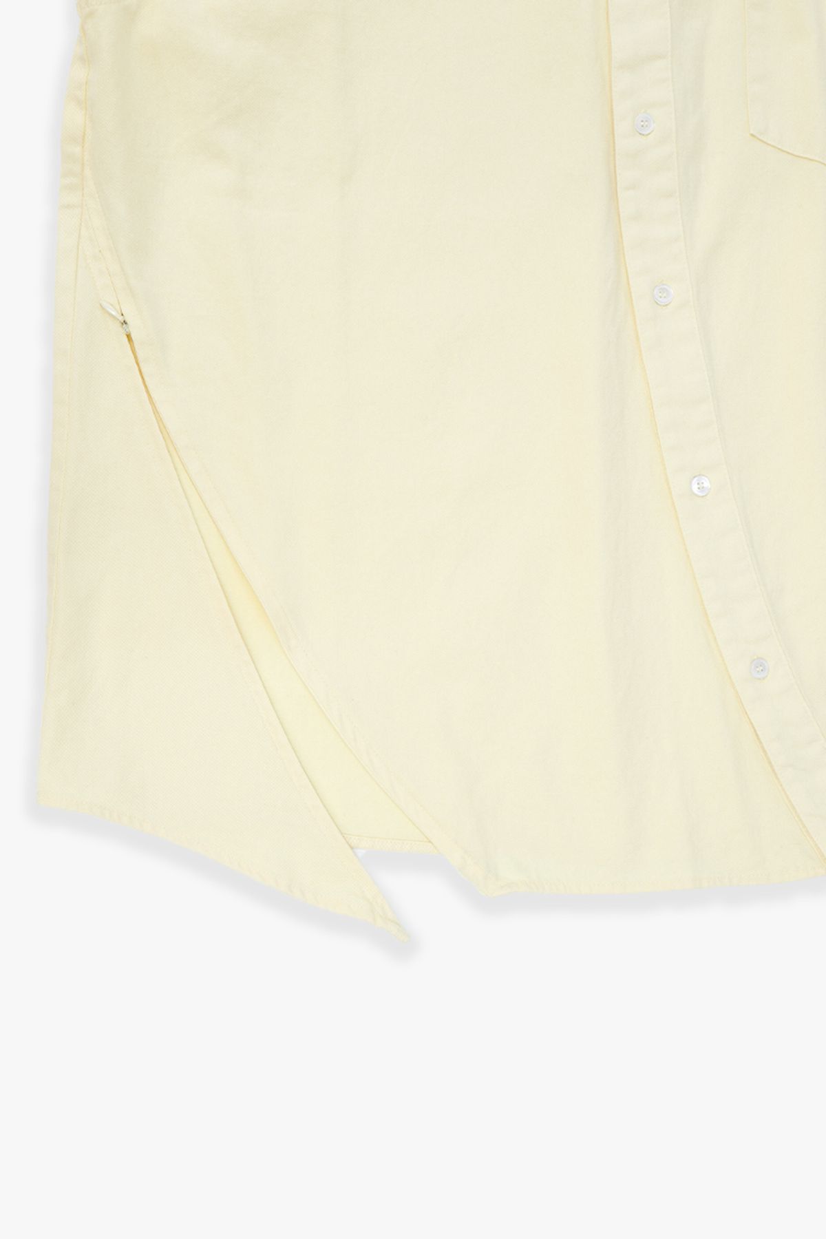 애니타임로릭(ANYTIME LOREAK) MARIGOLD WASHED SHIRT - LEMON