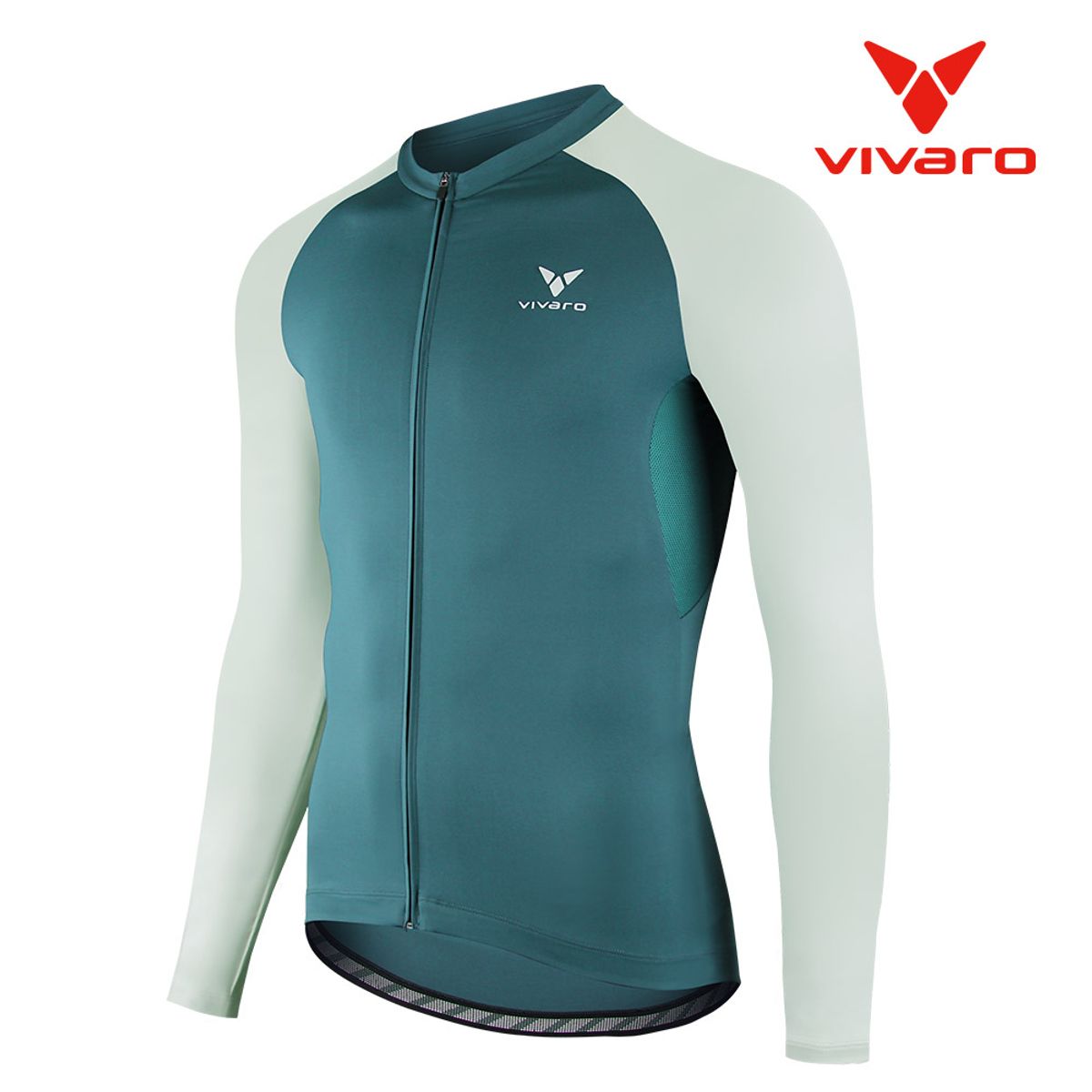 비바로(VIVARO) 자전거 긴팔 져지 딥그린