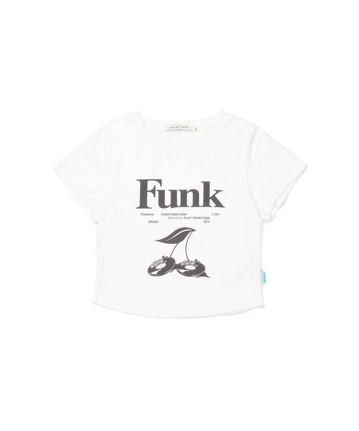 인스턴트펑크(INSTANTFUNK) 소프트 프린트 티셔츠 - 아이보리