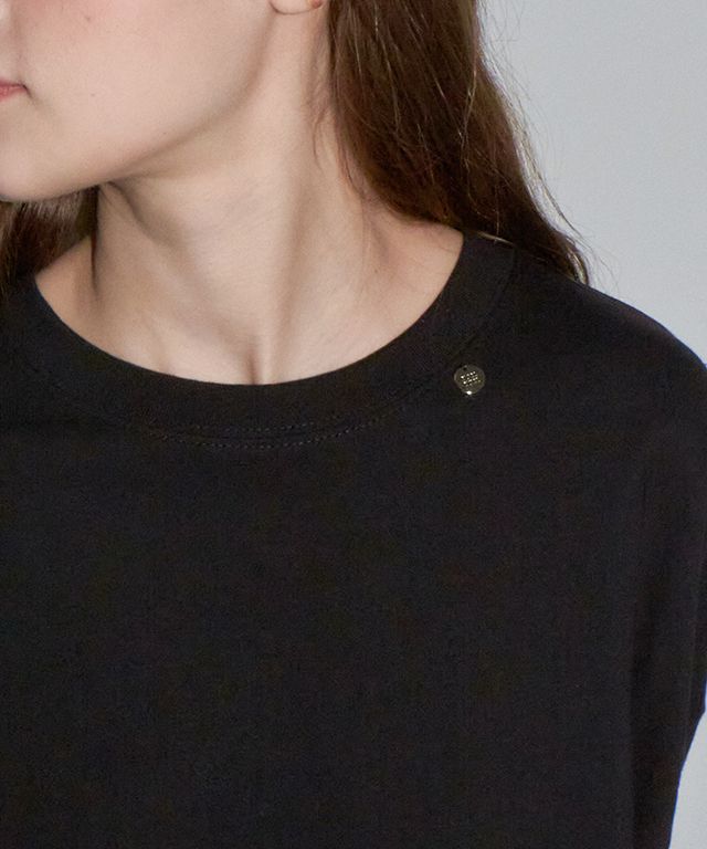 【RONRON】25ss MINI POINT LABEL OVER FIT LONG SLEEVE MUSINSA | RONRON MINI POINT LABEL OVER FIT LONG SLEEVE BLUE