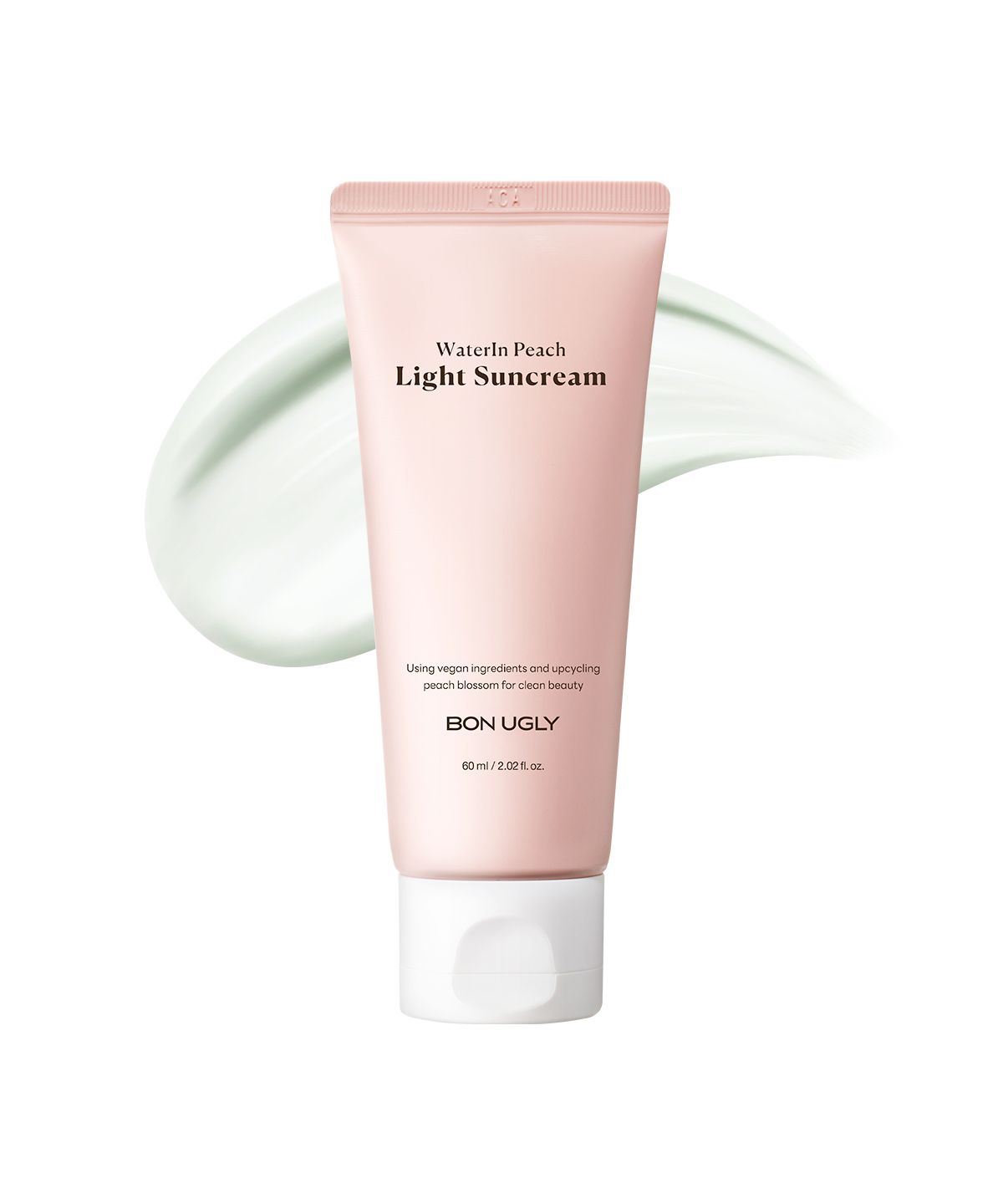 본 어글리(BON UGLY) 워터인 피치 라이트 선크림 60ml (SPF 50+ PA++++) + 퍼밍 켈프 3종 (1.5ml x 3) 7매 증정