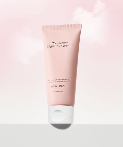bonugly Watery Peach Light Sunscreen 60ml (SPF 50+ PA++++) + Firming Kelp 3 types (1.5ml x 3) 7 sheets as a gift.