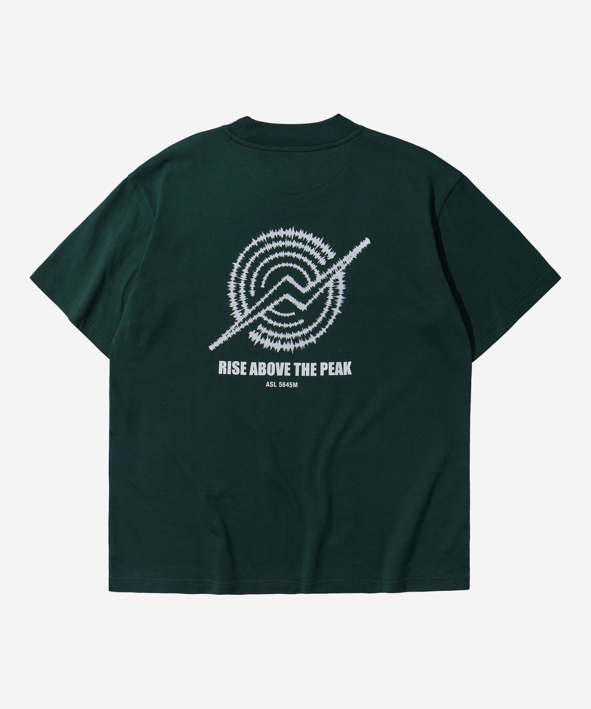 칼라파타르(KALAPATTHAR) Signature Logo Loose Fit T-Shirt - Green