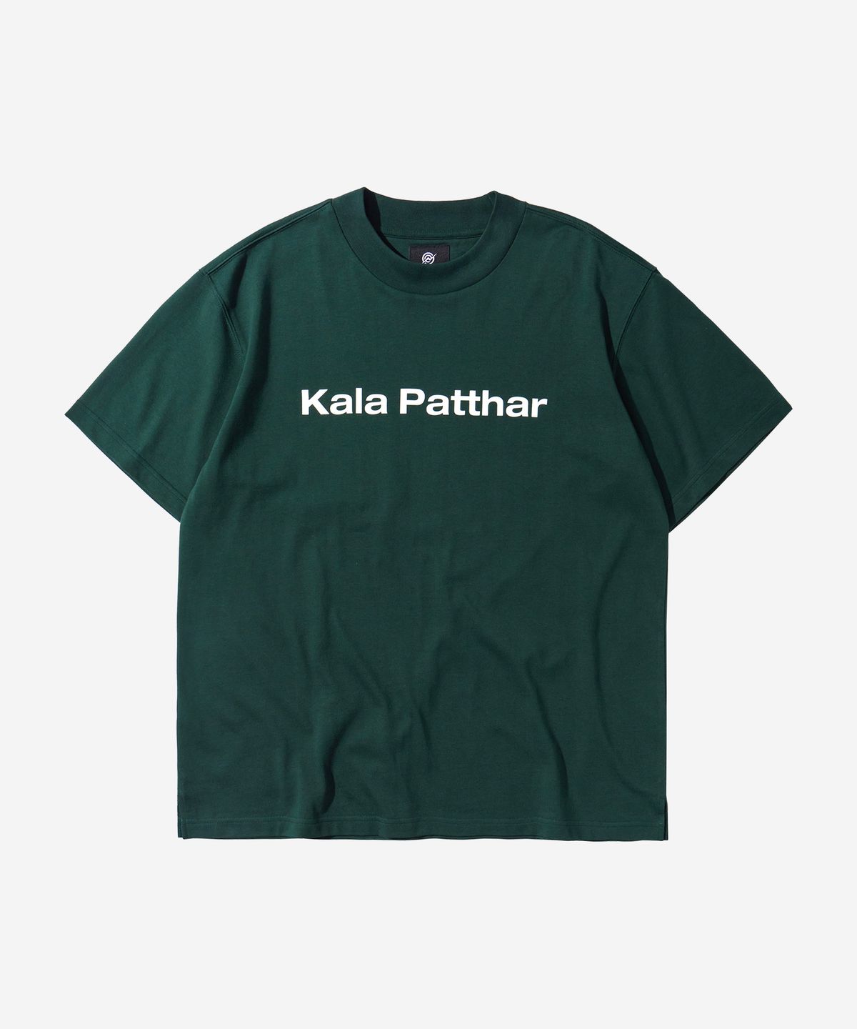 칼라파타르(KALAPATTHAR) Signature Logo Loose Fit T-Shirt - Green