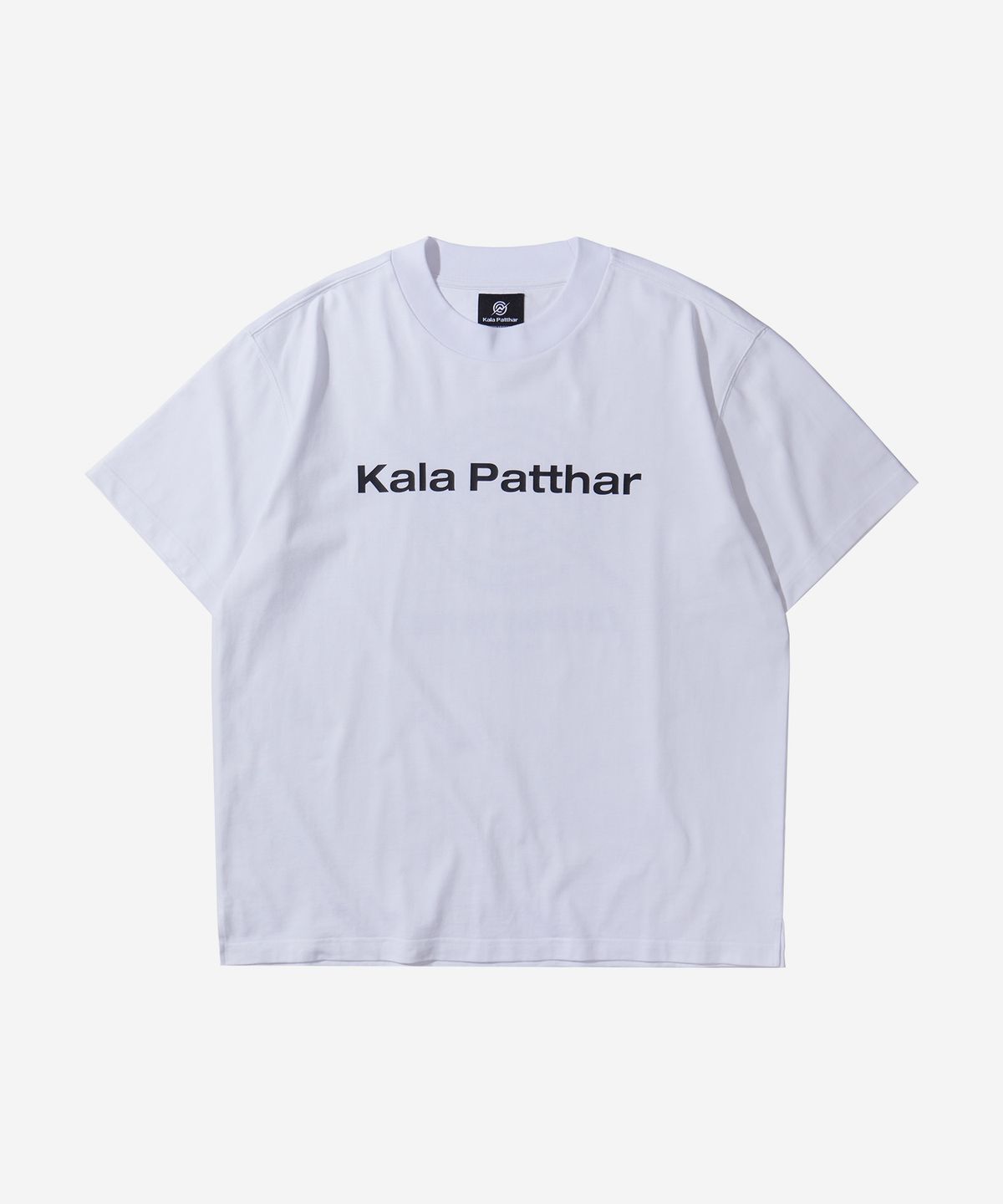 칼라파타르(KALAPATTHAR) Signature Logo Loose Fit T-Shirt - White